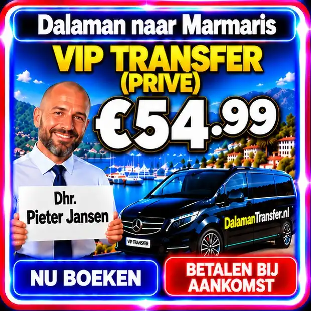 Privétaxitransfer Dalaman naar Marmaris
