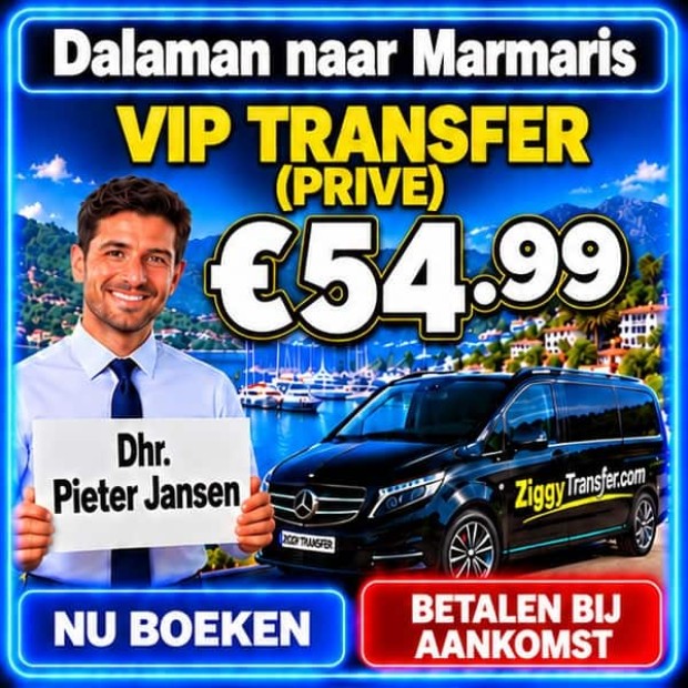 Privétaxitransfer Dalaman naar Marmaris